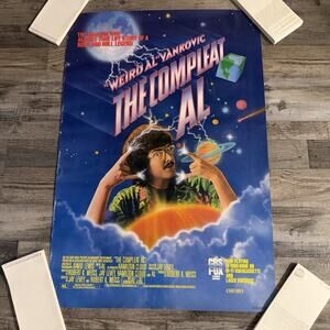 “WEIRD AL” Yankovic The Compleat AL - Vintage -1985 CBS- Movie Poster - 32”x 22”